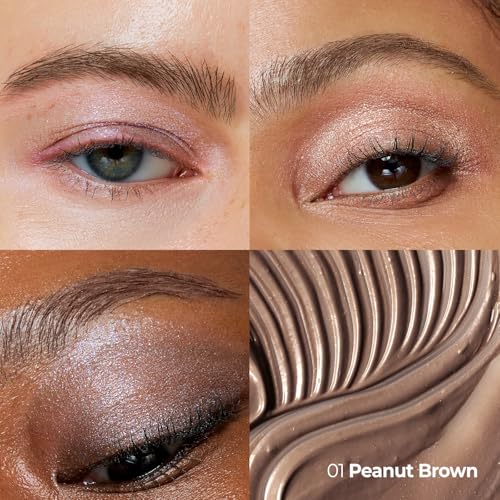 Laka Pixi Eyebrow Mascara 8g - 01 Peanut Brown, Clump-Free Brow Gel