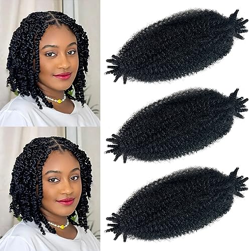 Hodgeous 3 Packs Marley Twist Braiding Hair - 12 Inch Springy Afro Twists