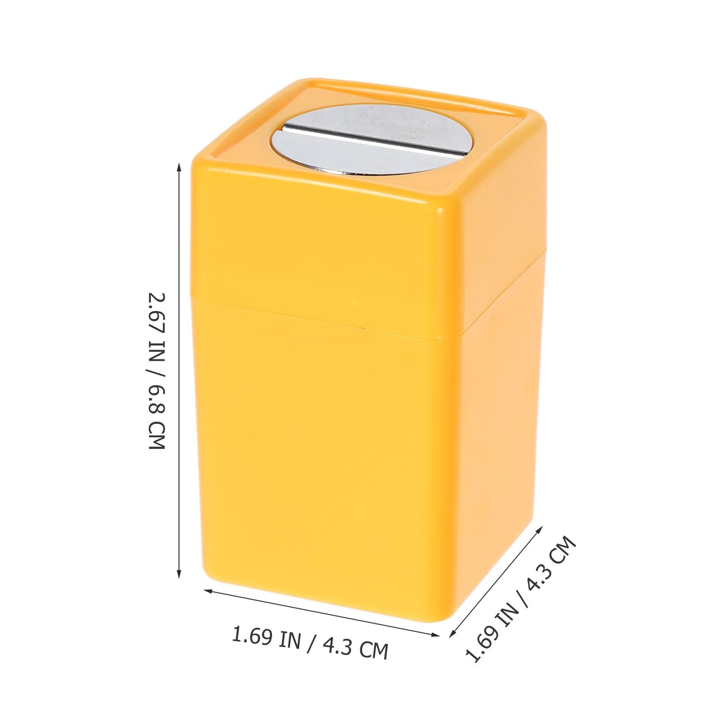 Veemoon Safety Razor Blade Disposal Case 3-Pack Multipurpose Waste Blades Storage Box for Safe Used Razor Blade Disposal and Breakaway Container Portable and Reusable 2.67X5.07X1.69In