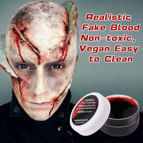 Halloween SFX Makeup Kit - 11 Pieces Liquid Latex & Scar Wax