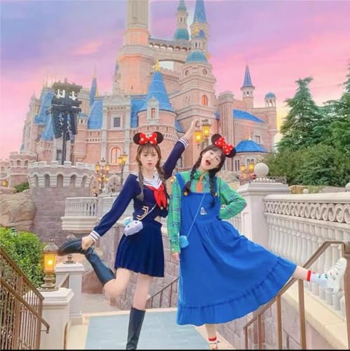 LED Light Up Mouse Ears Headband with Bow - Red 3