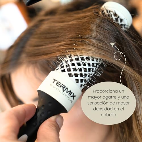 Termix Evolution Soft Hairbrush Ø 23 mm for Thin Hair - Ionized Bristles