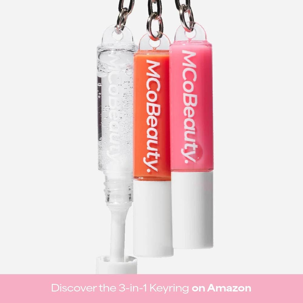 MCoBeauty Lip Gloss Trio - Keychain Lip Gloss Set of 3 Mini Glosses