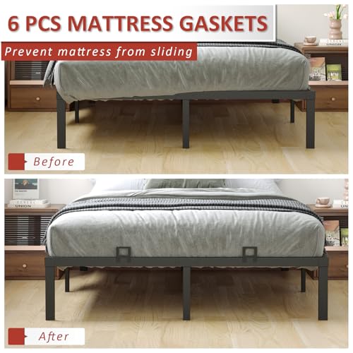 6-Pack Heavy Duty Non-Slip Mattress Grippers for Bed Frames