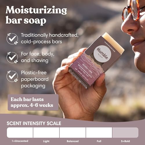 Humble Patchouli & Copal Moisturizing Face & Body Bar Soap 4oz - Pack of 1