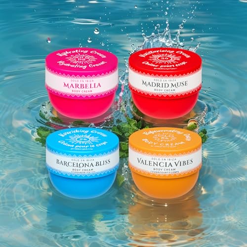 Solo en Ibiza Valencia Vibes Body Cream - Tightening & Moisturizing, 8 fl oz