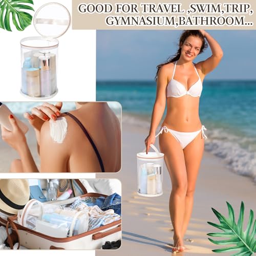 Sanwuta Clear Lotion Bag - White Makeup & Toiletry Organizer