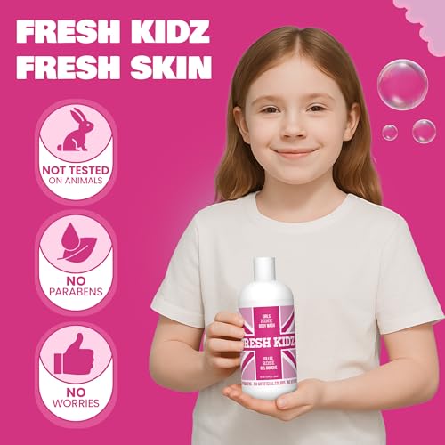 Fresh Kidz Girls Pink Body Wash & Deodorant Set - 16.9 fl oz