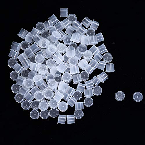 DOWEI 500XL Extra Large Tattoo Ink Cups 20mm Plastic Pigment Caps 500pcs