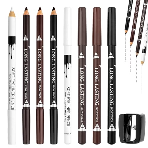 8-Piece Barber Pencil Set for Hairline & Beard Shaping