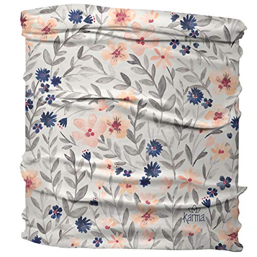Karma Meadow Stretchy Fabric Hair Headband & Scarf - White (Pack of 2)