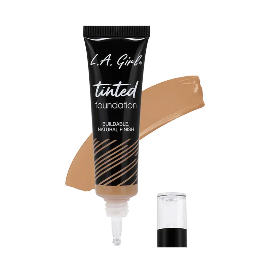L.A. Girl Tinted Foundation - Medium Beige | Flawless Coverage & Lightweight Formula