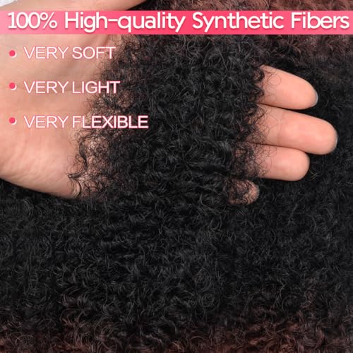 FEILIMEI 18-Inch Marley Twist Braiding Hair - 1B/30/27 Synthetic Extensions