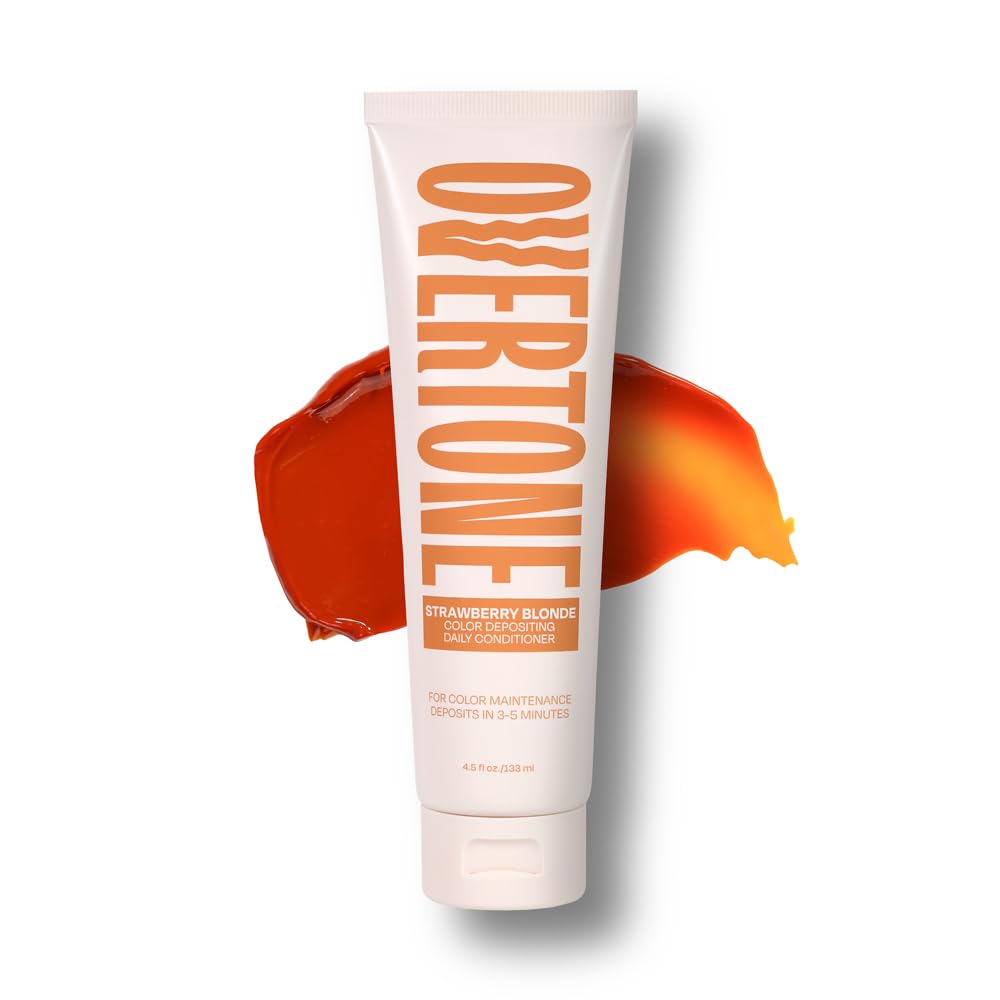 Overtone Daily Color Depositing Conditioner - Pastel Silver | 4.5oz Vegan Formula with Shea Butter & Coconut Oil for Color Refreshment