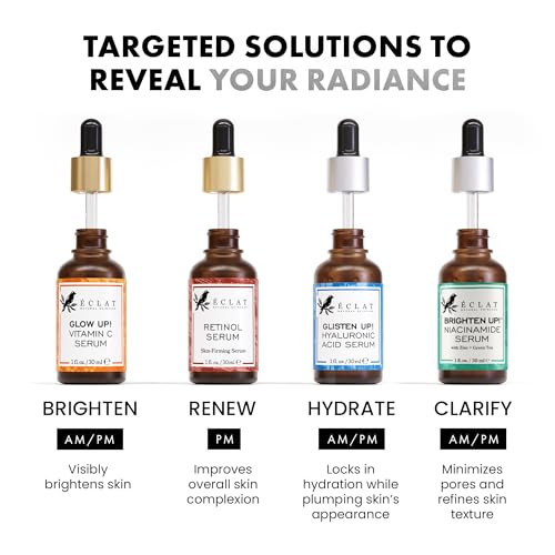 Eclat Skincare Hyaluronic Acid Serum for Face – 2.5% Hydrating B5 Formula