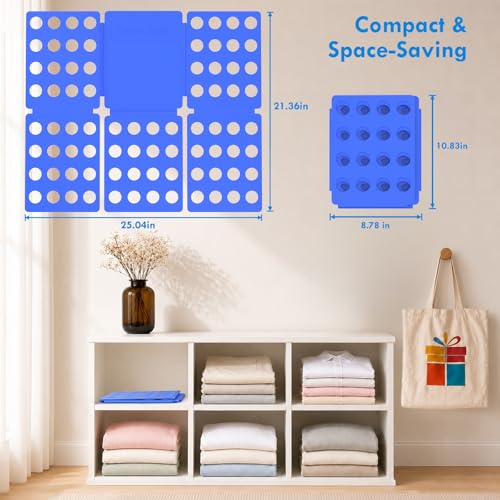 Compact Mini Clothes Folding Board for Quick and Uniform Folds