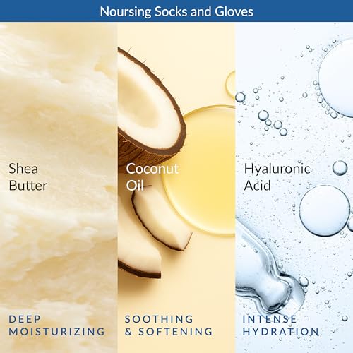 Epielle Intensive Repairing Foot Masks - 6 Pairs, Coconut Oil & Milk Extract