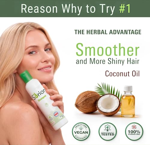 Sorion Herbal Hair Thickening Shampoo for Dry Scalp & Hair Repair