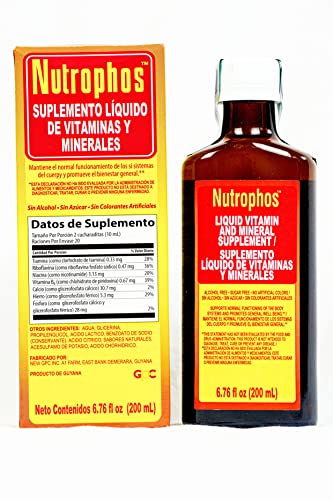 Nutrophos Liquid Nerve Tonic 200ml – Multivitamin Mineral Supplement
