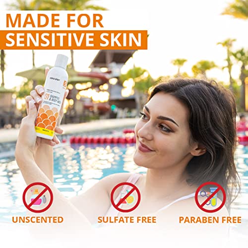 Vitamin C Swim Shampoo & Body Wash for Chlorine Removal