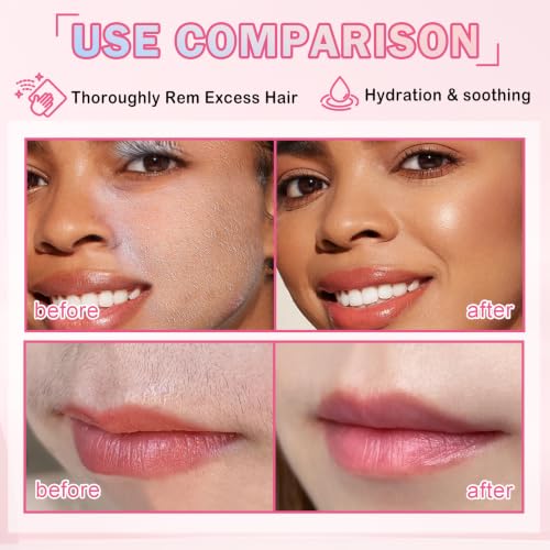 Hair Identifier Spray for Face Shaving - 2 Pack Dermaplaning Tool