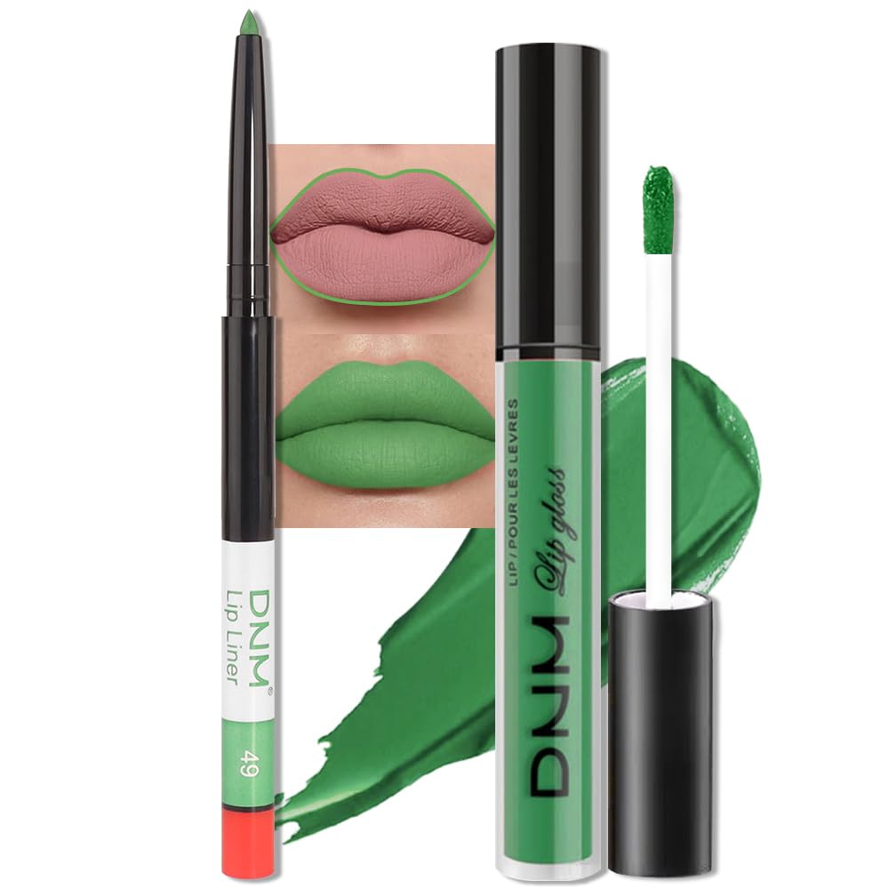 Medium Brown Beige Lip Liner & Matte Lipstick Set - Vegan, Long-Lasting, Waterproof | 2 Pcs