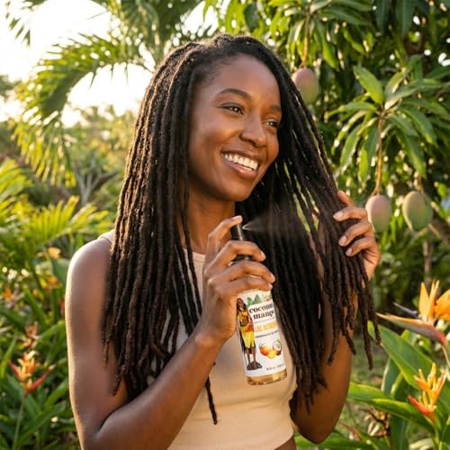 Lockology Coconut Mango Loc Moisturizer Spray for Dreadlocks & Starter Locs