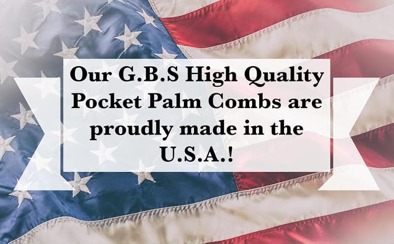 G.B.S Pocket Palm Brush Comb Massager for All Hair Types - Pack of 2
