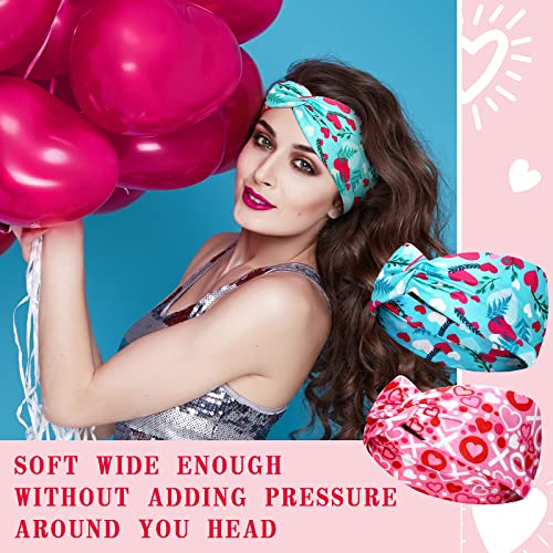 Giegxin Heart Headbands - 10 Pcs Valentine's Day Hair Accessories