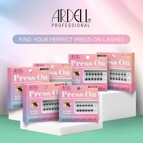Ardell Press On Lashes Wispies Natural – 12 Pre-Glued Clusters