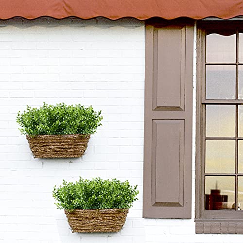 8PCS UV Resistant Artificial Eucalyptus Plants - Faux Greenery for Home & Garden