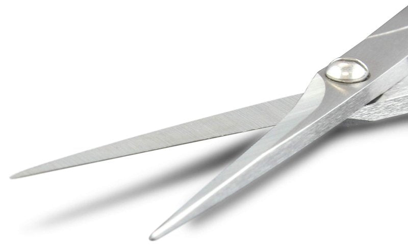 Seki Edge Stainless Steel Mustache & Beard Scissors (SS-902) - Professional Men’s Grooming Scissors for Trimming Facial Hair - For Barbers or Home Use - Made in Japan