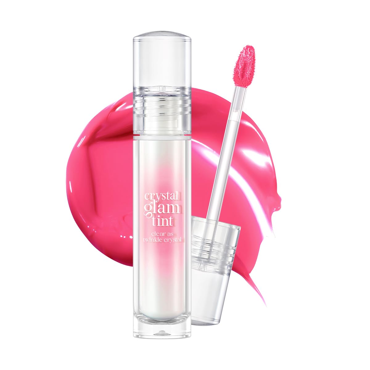 CLIO Crystal Glam Tint - Glossy Lip Tint with Long-Lasting Color | Lightweight Non-Sticky Stain in Daily Mauve