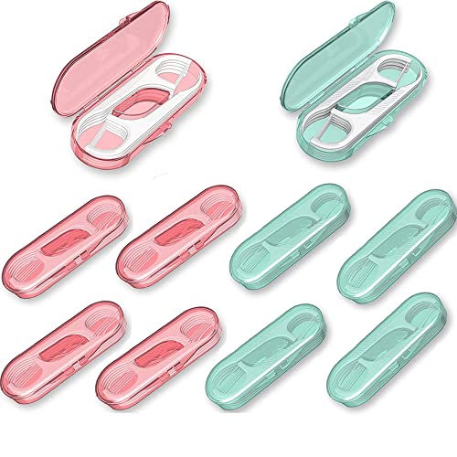 Setaria Viridis Dental Floss Picks - 100 High Toughness Picks with Cases