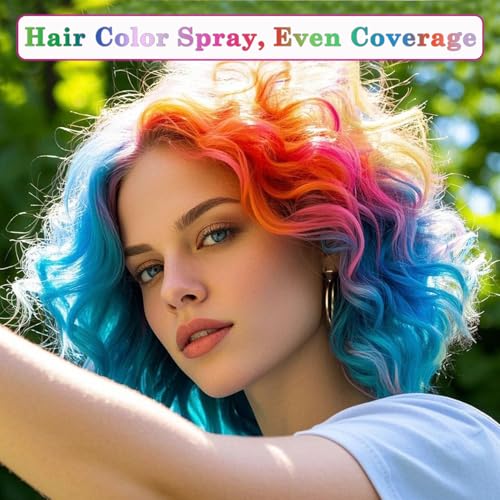 Temporary Purple Hair Color Spray for Kids & Adults - Washable