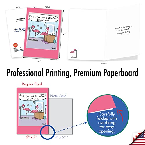 Funny Retro Cartoon Birthday Cards - Assortment Pack of 3