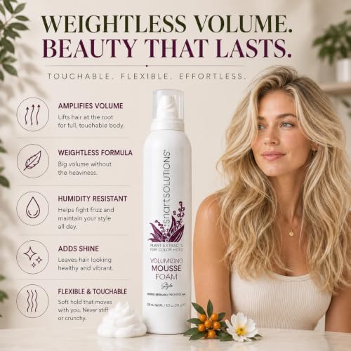 SMART SOLUTIONS Volumizing Mousse Foam - Weightless Hair Styling Aid
