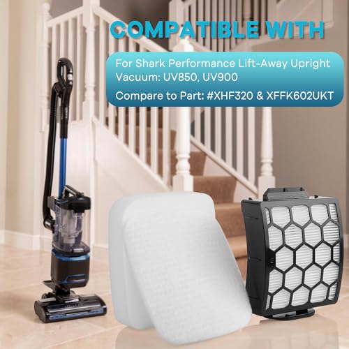 UV850 Filter Replacement for Shark Navigator Vacuums - 5 Pack