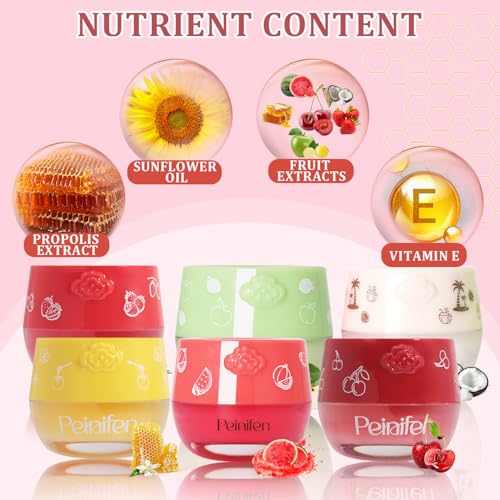 Overnight Lip Mask Balm Set - Honey, Strawberry, Watermelon & More