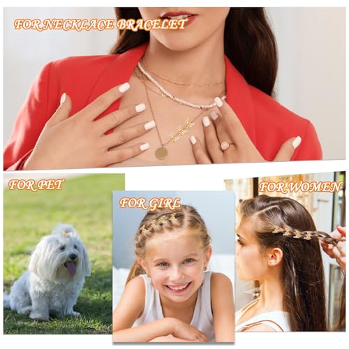 Ouligay 30 Pcs Gold Butterfly Hair Clips - Durable Mini Claw Clips