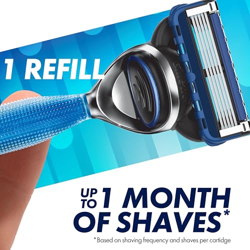 Gillette 5 Men's 5-Blade Razor Blade Refills, 12 Count