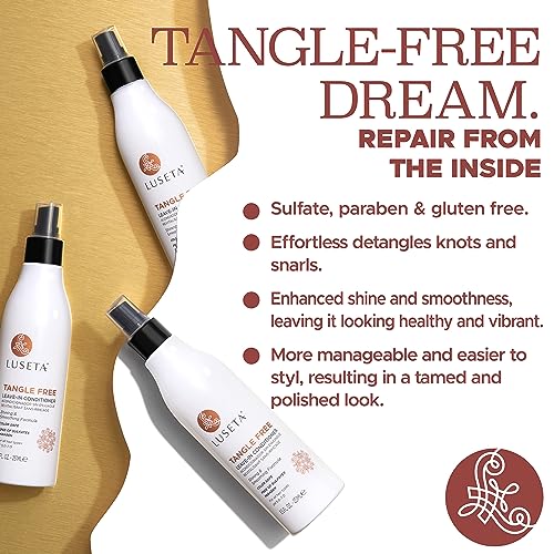 Luseta Tangle-Free Leave-In Conditioner with Keratin & Argan Oil, 8.5oz
