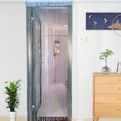 Sequin Curtain for Doorway - 39x79 inch, Washable String Curtain