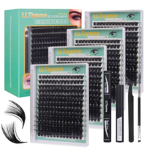 676Pcs DIY D Curl Lash Clusters Kit - Mega Volume Extensions