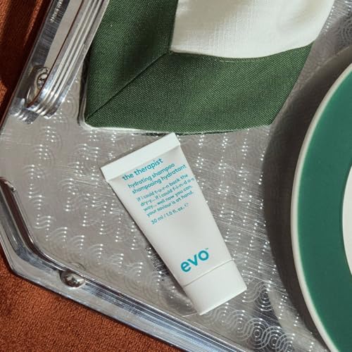 EVO The Therapist Hydrating Shampoo 2-Pack 1.01 Fl Oz for Dry, Color-Treated Hair