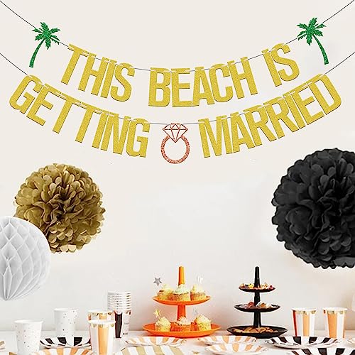 Beach Bachelorette Banner - This Beach Is Getting Married