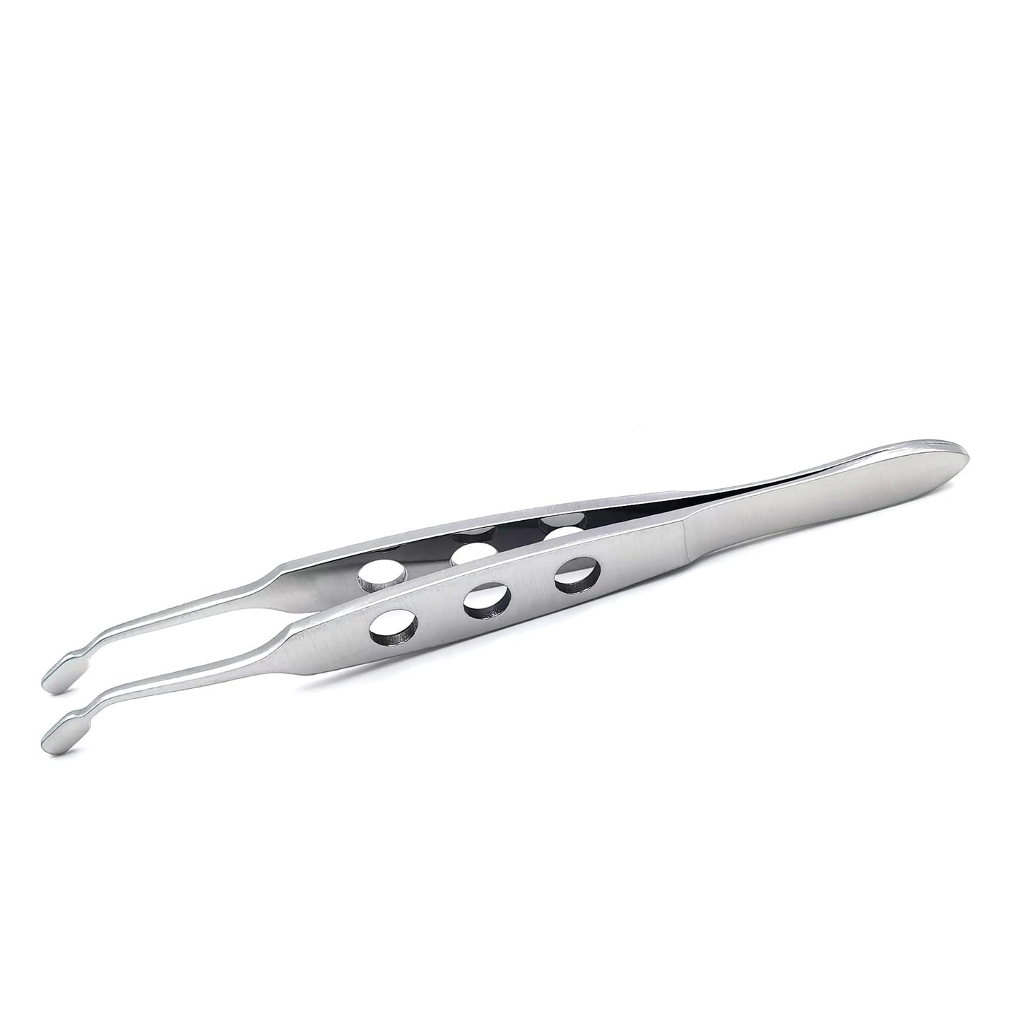 Meibomian Gland Expressor, Stainless Steel Eyelid Massage Professional Face Care Craft Tools for Dry Eyes, High Precision Tweezer Tools - Rectangle Tip