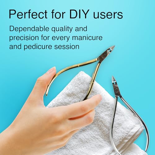 Cre8tion Hard Steel Cuticle Nippers - 7mm Full Jaw for Precise Trimming