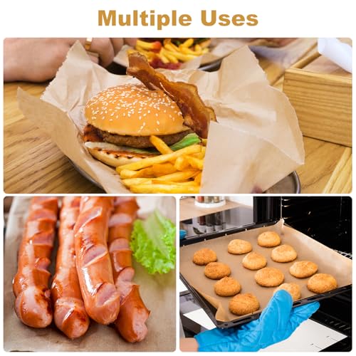 200 PCS Unbleached Parchment Paper 12x16 – Nonstick Baking Sheets