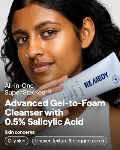Remedy Science Gel-to-Foam Cleanser with Salicylic Acid for Acne-Prone Skin